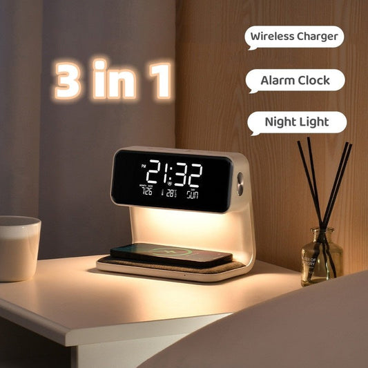 Creative 3 In 1 Bedside Lamp Wireless - Trendora