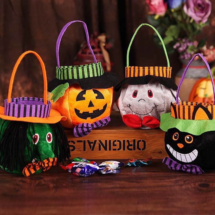 Halloween Candy Bags Cute Gift Bag Pumpkin Witch Candy Boxes - Trendora