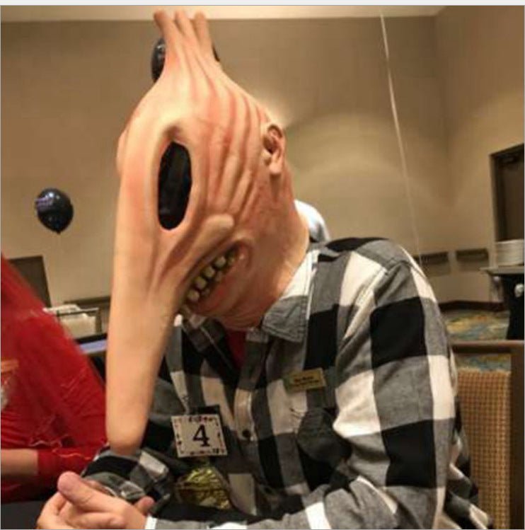 Halloween Devil Mask Trick Adam And Barbara - Trendora